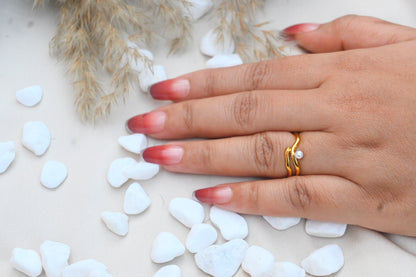 Halo Pearl Ring