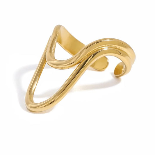 Golden Orbit Ring