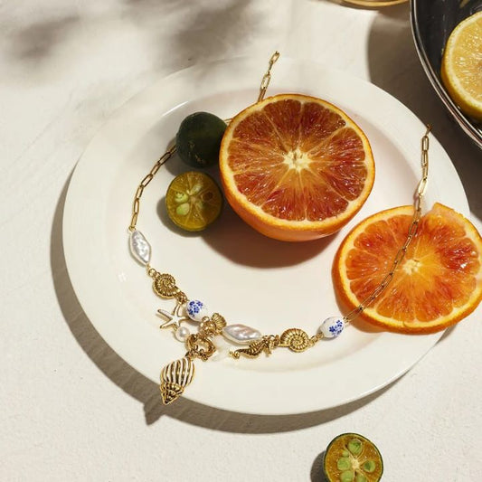 Golden Shell Necklace