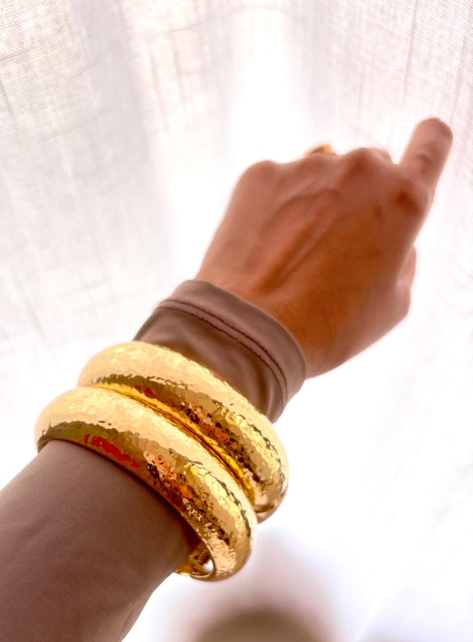 Golden Ember Cuff - 1 Pair